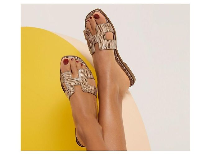 Hermès Sandali Oran da donna Multicolore - vista 5