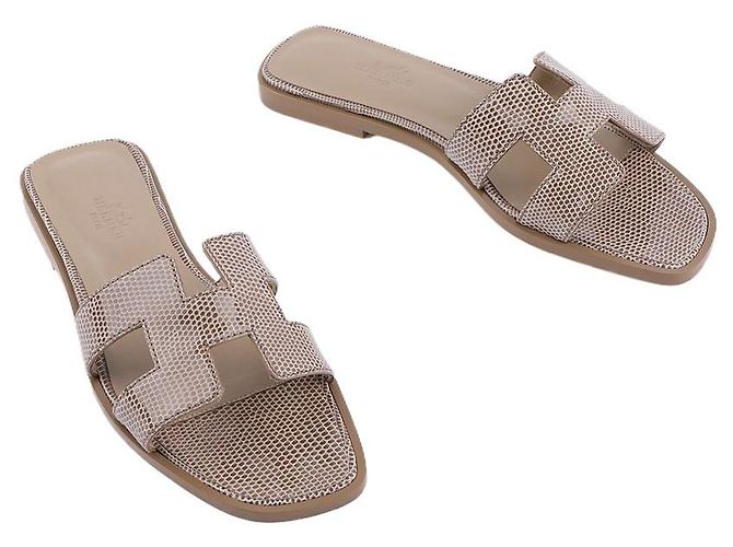 Hermès Sandali Oran da donna Multicolore - vista 8