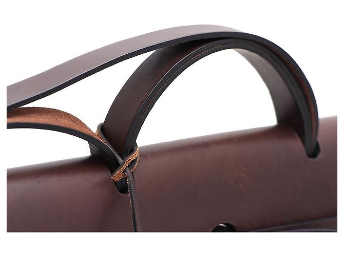 Hermès NUOVA ZIP Erlain Erbag GM Tote e Shoulder Bag Marrone - vista 5