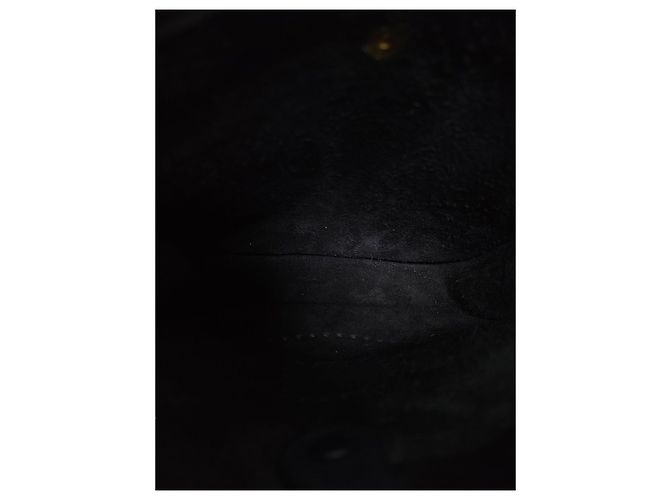 Hermès Black Noire Gold Tone Evelyn Stamp Nero - vista 5