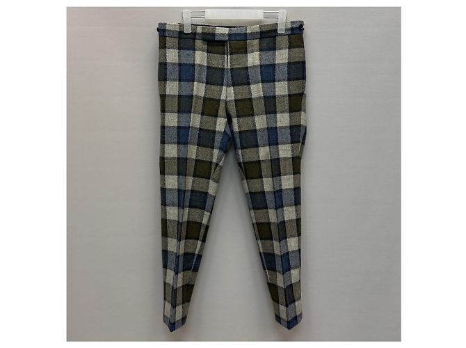 Thom Browne Terno de lã xadrez - vista 5