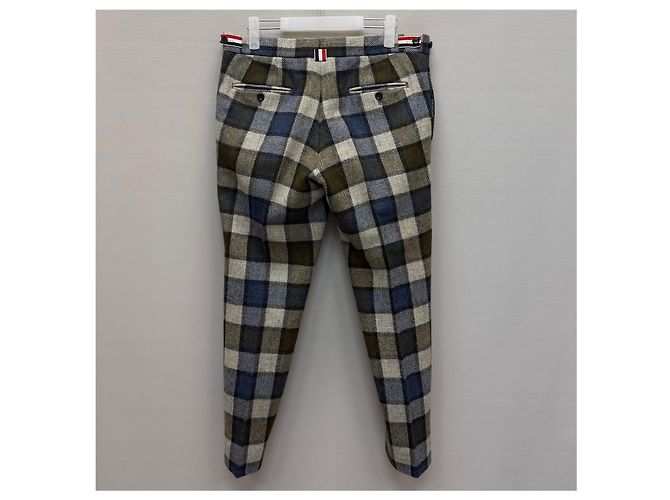 Thom Browne Terno de lã xadrez - vista 6