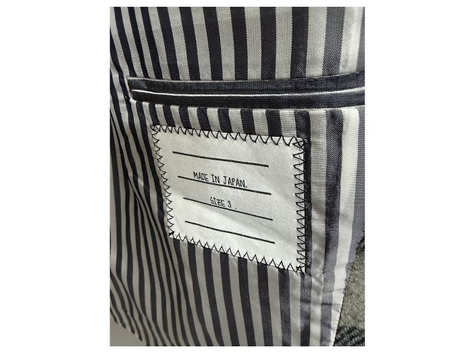 Thom Browne Terno de lã xadrez - vista 7