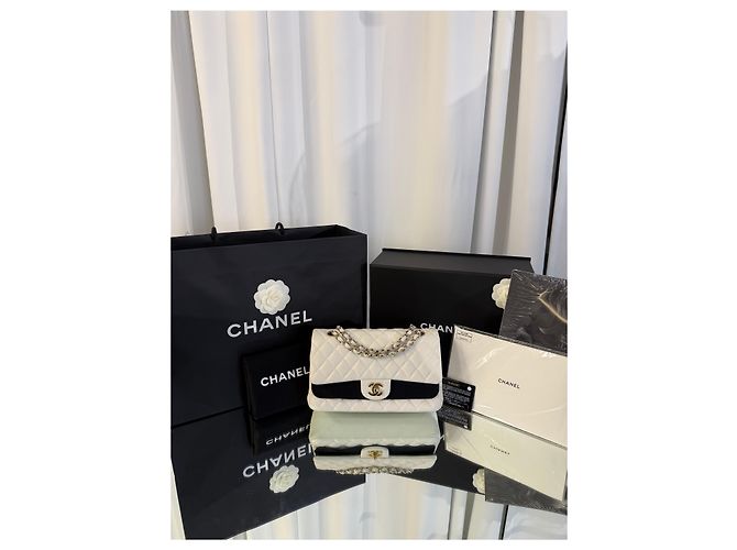 Chanel Classic Medium Flap Bag Weiß - Ansicht 9
