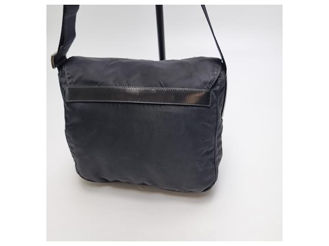 Prada Borsa a tracolla in nylon nero - vista 10