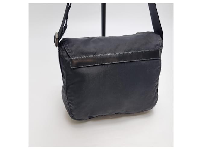 Prada Borsa a tracolla in nylon nero - vista 11