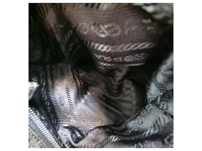 Prada Borsa a tracolla in nylon nero - vista 19