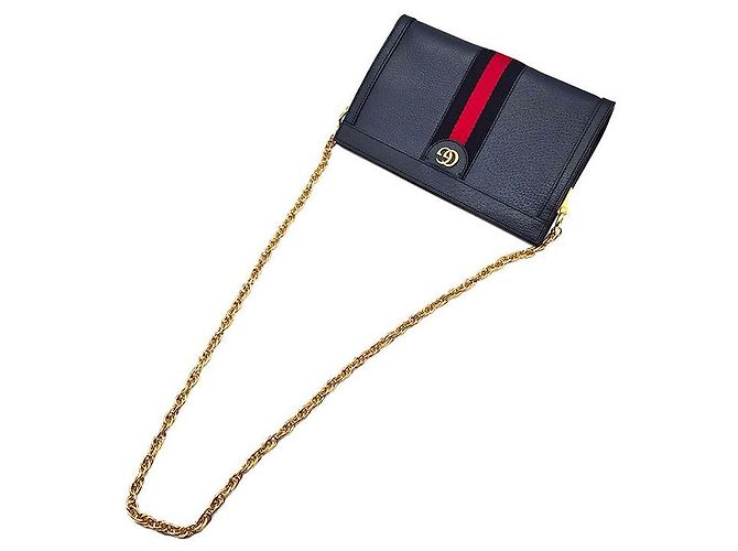 Gucci Borsa a Spalla Ophidia GG Supreme Blu - vista 4