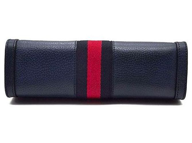 Gucci Borsa a Spalla Ophidia GG Supreme Blu - vista 7