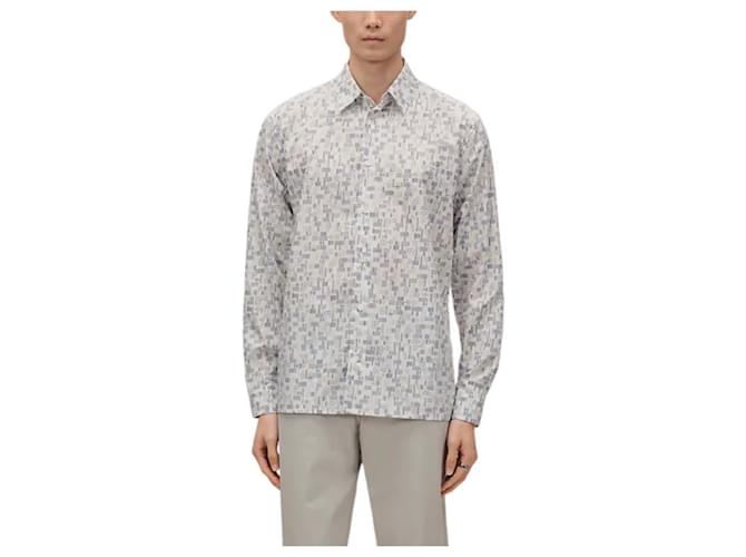 Hermès Camicia a taglio dritto da uomo Blu - vista 2