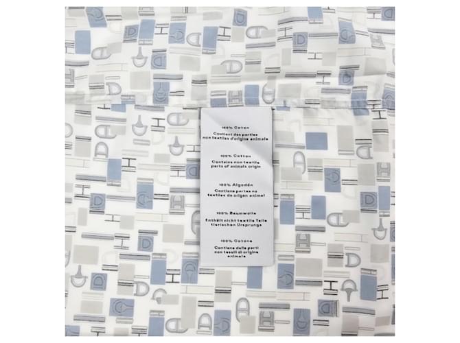 Hermès Camicia a taglio dritto da uomo Blu - vista 9