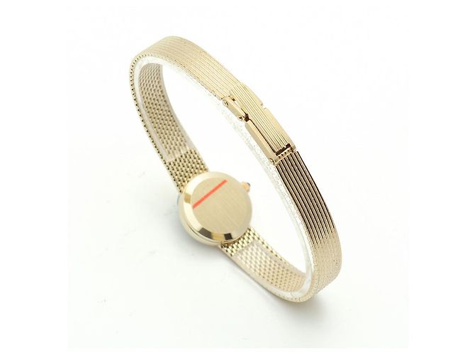 Tiffany & Co Vintage Mini Damenuhr in Gold Weiß - Ansicht 17