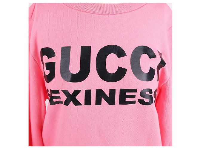 Gucci Rosa Sweatshirt mit Logo für Damen Pink - Ansicht 2