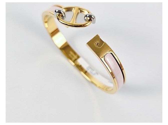 Hermès Bracciale Mini Click Chandle da donna Rose Gold Rosa - vista 9