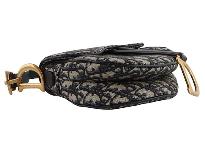 Dior Borsa Oblique Saddle Strap Medium Multicolore - vista 5