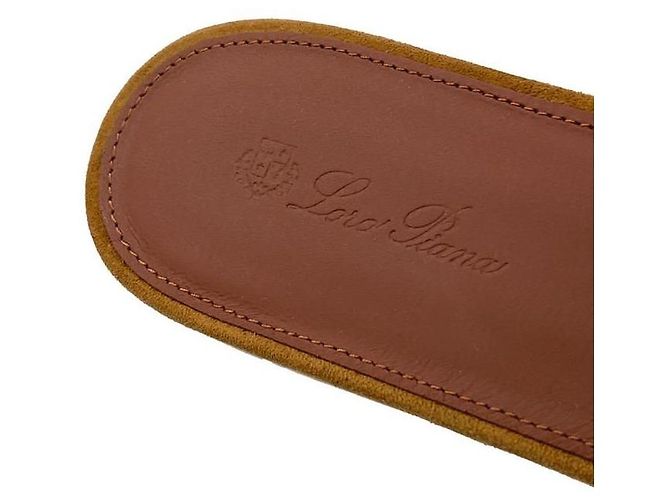 Loro Piana Sandali in scamosciato Summer Charm Marrone - vista 9