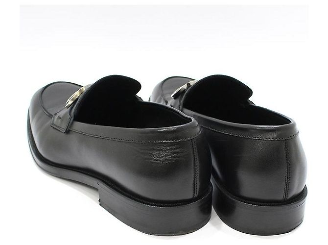 Salvatore Ferragamo Mocassini Gancini neri Nero - vista 5