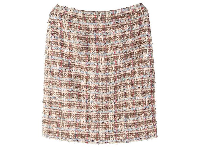 Chanel Falda de tweed con lentejuelas Talla Multicolor - vista 3