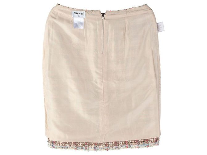 Chanel Falda de tweed con lentejuelas Talla Multicolor - vista 6