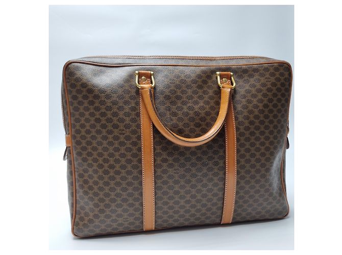 Céline Valigetta MacaDam Borsa Documenti Unisex Marrone - vista 10