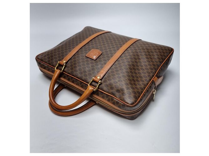 Céline Valigetta MacaDam Borsa Documenti Unisex Marrone - vista 11