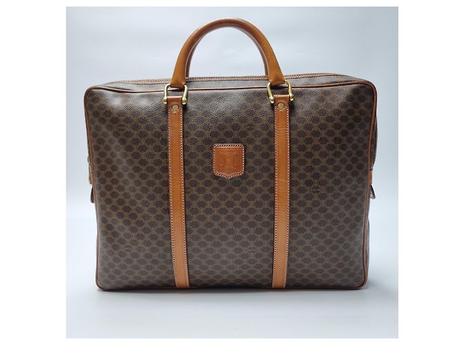 Céline Valigetta MacaDam Borsa Documenti Unisex Marrone - vista 2