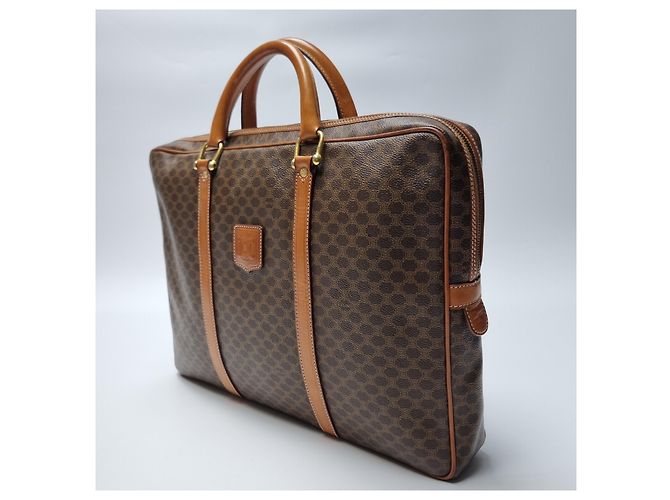 Céline Valigetta MacaDam Borsa Documenti Unisex Marrone - vista 6