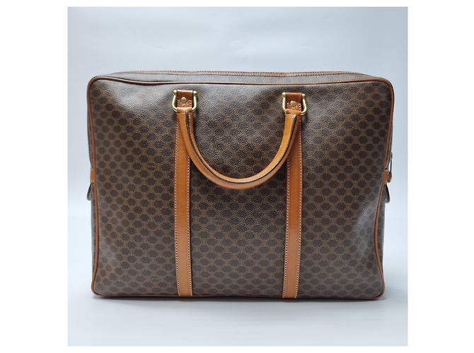 Céline Valigetta MacaDam Borsa Documenti Unisex Marrone - vista 8