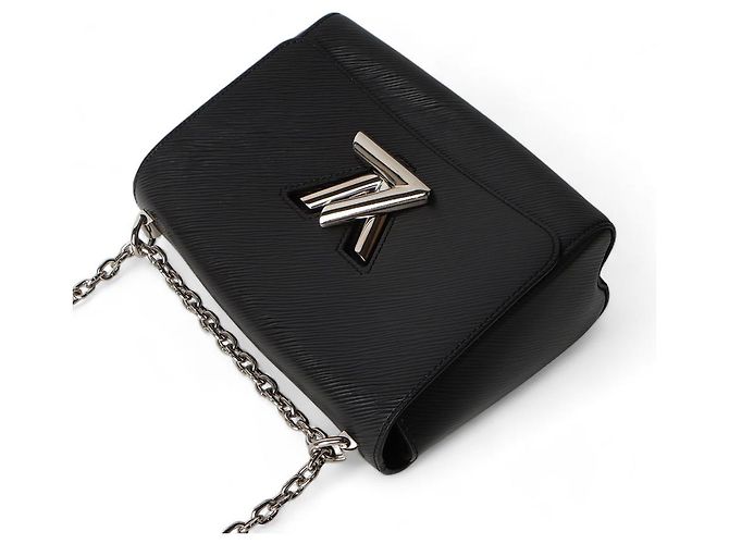 Louis Vuitton Bolsa transversal Epi Twist MM Preto - vista 5