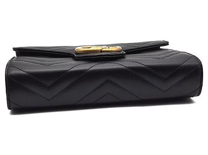 Gucci Borsa a tracolla GG Marmont Matelassé Nero - vista 7