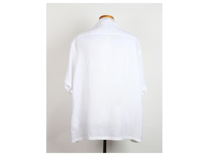 Prada Camicia di lino Bianco - vista 3