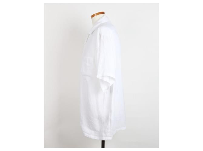 Prada Camicia di lino Bianco - vista 4