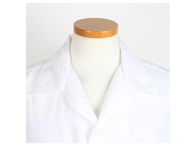 Prada Camicia di lino Bianco - vista 5