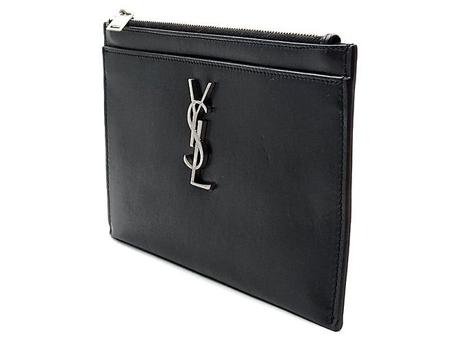 Saint Laurent Monogram Cartera Negro - vista 2