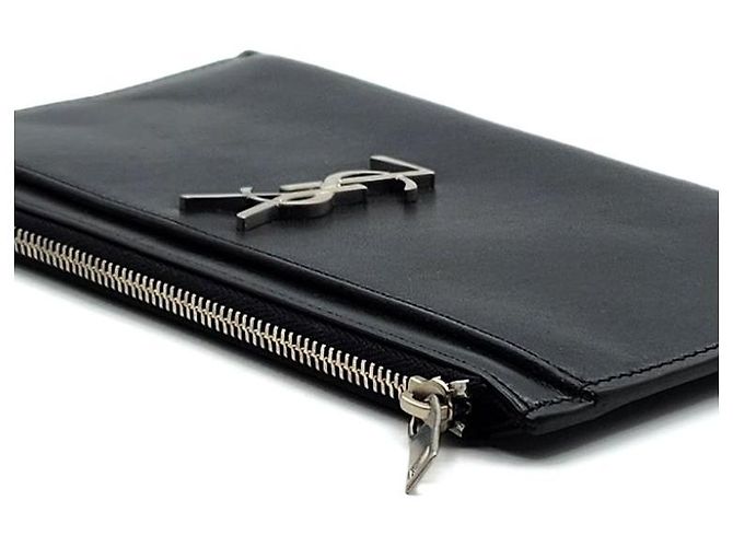 Saint Laurent Monogram Cartera Negro - vista 5