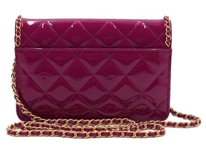 Wallet On Chain Chanel Borsa a Spalla e Borsa a Tracolla Heart Gold CC Chain Rosa - vista 5