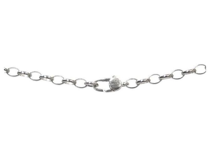 Gucci Collana a maglie rotonde argentate - vista 3