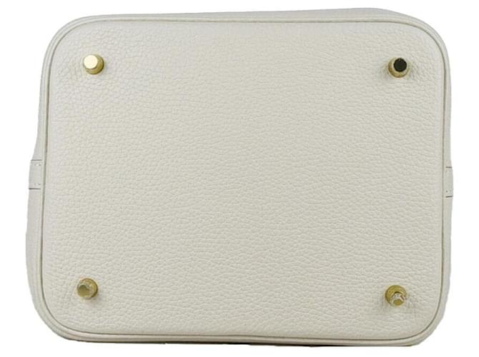 Hermès Borsa Tote Picotin Argento - vista 3