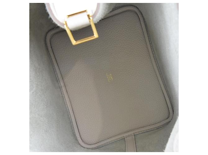 Hermès Borsa Tote Picotin Argento - vista 4