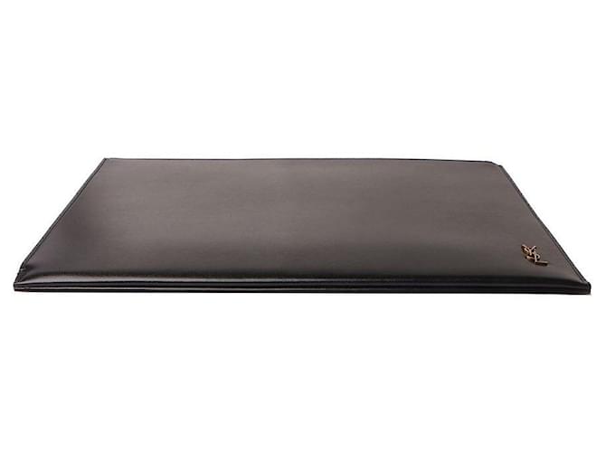 Saint Laurent Clutch Documenti Nero - vista 6