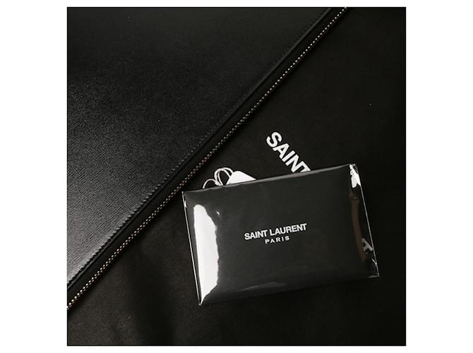 Saint Laurent Clutch Documenti Nero - vista 9