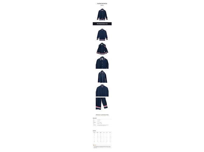 Thom Browne Strickjacke mit Besatz für Damen Schwarz - Ansicht 2