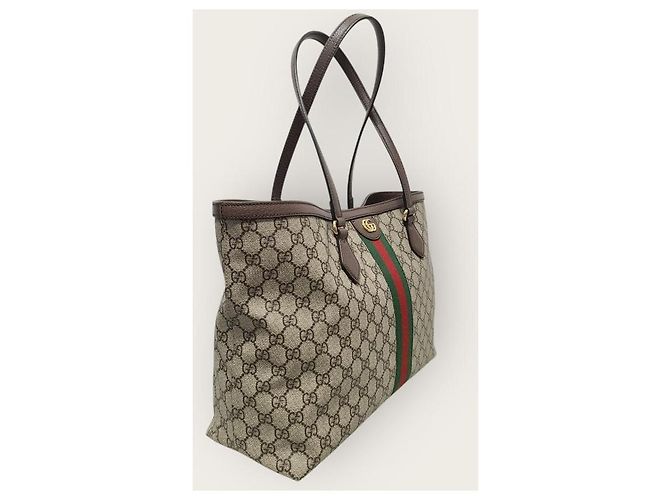 Gucci GG Supreme Ophidia Web Shopper Tote Bag Medium - view 3
