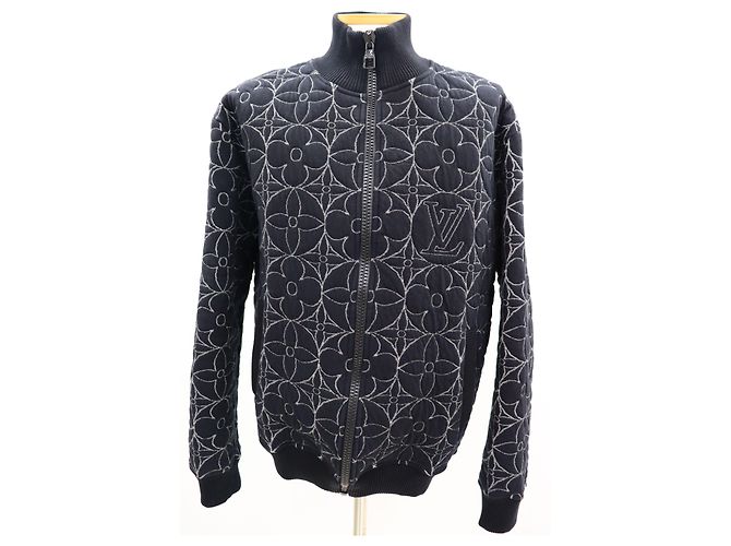 Louis Vuitton Bomber House Through Monogram Flower Nero - vista 2