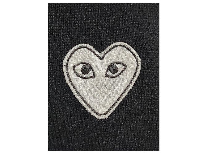 Comme Des Garcons Black White Emblem Men's Knit - view 8