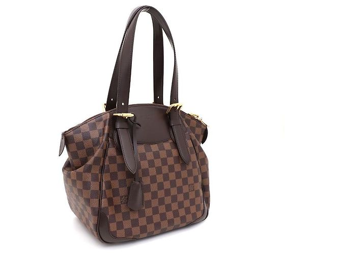 Louis Vuitton Borsa Tote e Borsa a Spalla Verona GM in Tela Damier Ebene Multicolore - vista 2