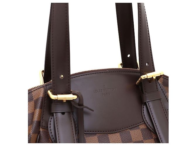Louis Vuitton Borsa Tote e Borsa a Spalla Verona GM in Tela Damier Ebene Multicolore - vista 5