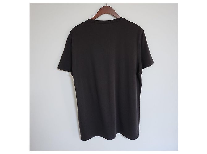 Burberry T-shirt a maniche corte da uomo con ricamo Black Knight Nero - vista 5