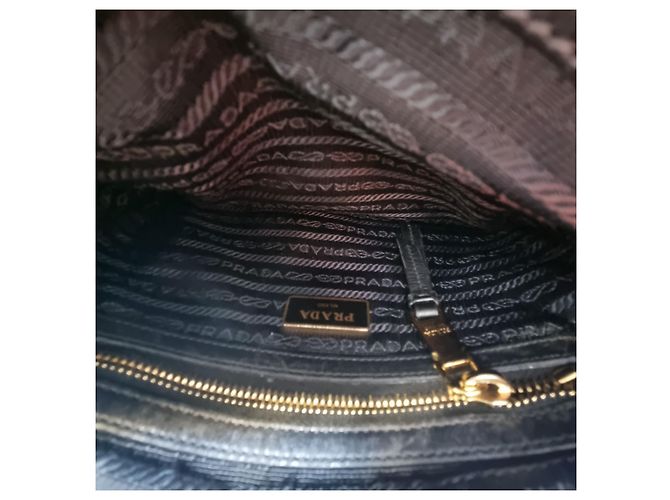 Double Prada Borsa a tracolla in nylon con doppia cerniera (Nuovo modello) Nero - vista 16