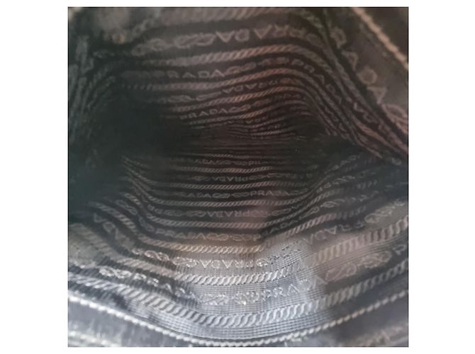 Double Prada Borsa a tracolla in nylon con doppia cerniera (Nuovo modello) Nero - vista 17